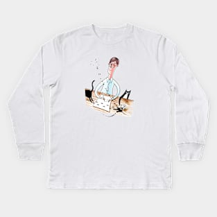 Struggling Artist Kids Long Sleeve T-Shirt